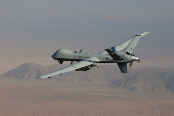 A Reaper drone, similar to the one that crashed near the Crimean Peninsula.