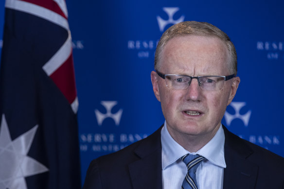 Reserve Bank governor Philip Lowe. 