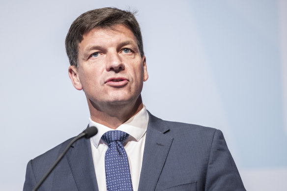  Angus Taylor insisted the government's $3.5 billion climate fund would achieve the carbon target. 