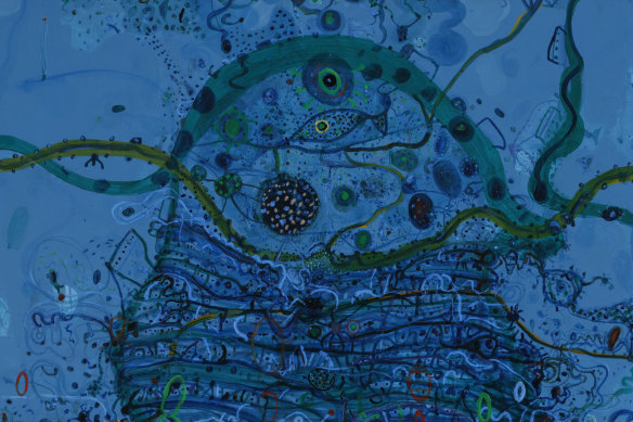 The Bay and Tidal Pool, 1979 by John Olsen.