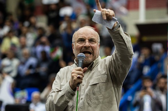 Iranian powerbroker Mohammad Bagher Ghalibaf.