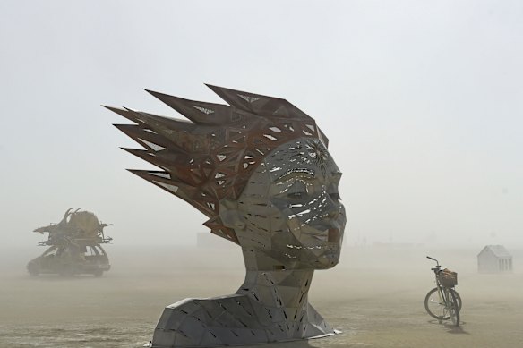Burning Man is known for its elaborate sculptures and art installations.