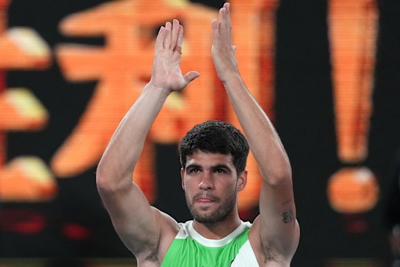 Carlos Alcaraz: Primed for the final four.