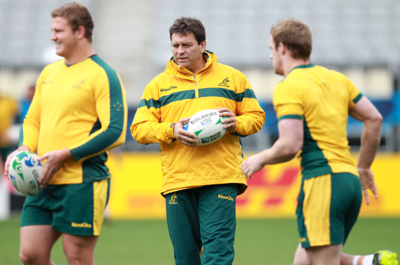 David Nucifora with the Wallabies at the 2011 World Cup.