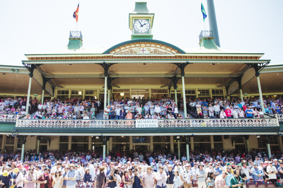 A packed members stand at the SCG during the 2024 Test against Pakistan.