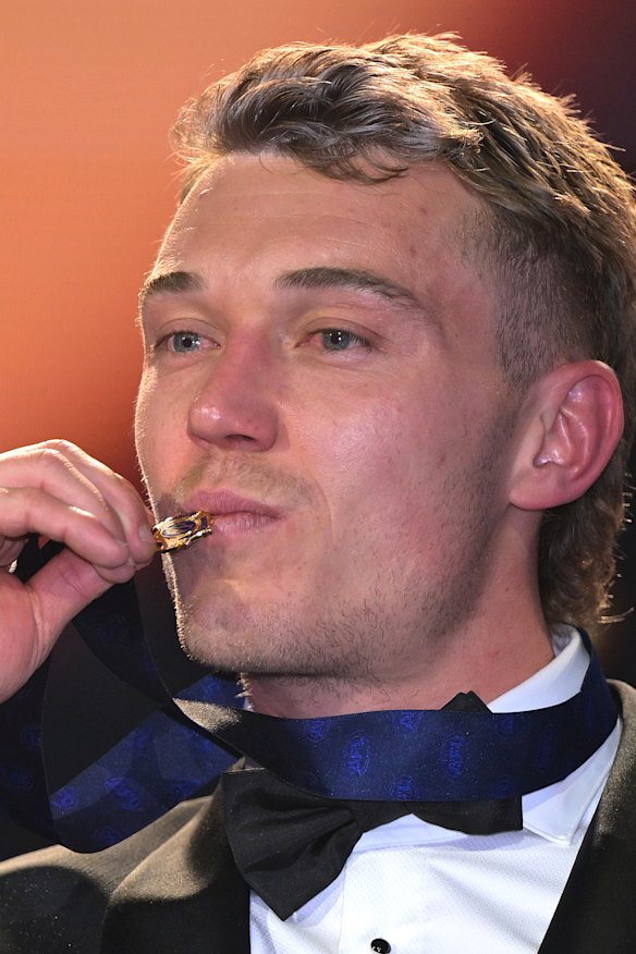 Record breaker: Brownlow winner Patrick Cripps had a stunning season.