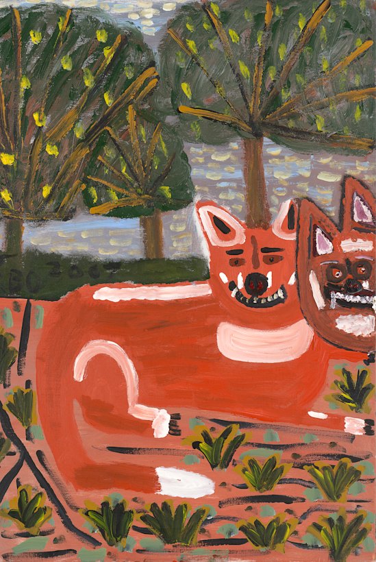 Trevor Turbobrown’s Getting their photo taken by tourists, 2007.