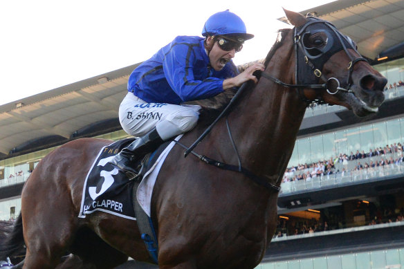 Home and hosed: Happy Clapper loves Randwick, where he won the Doncaster.