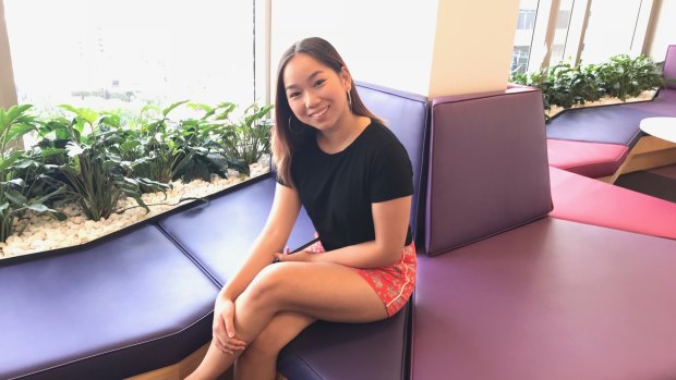 Student One resident Richelle Lim said living in the accommodation was 'next level'.
