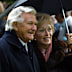 Bob Hawke and Blanche at the wedding of Mike Rann and Sasha Carruozzo in the Botanic gardens Adelaide. 15th July 2006. THE SUNDAY AGE Picture by David Mariuz. dmz060715.001.003