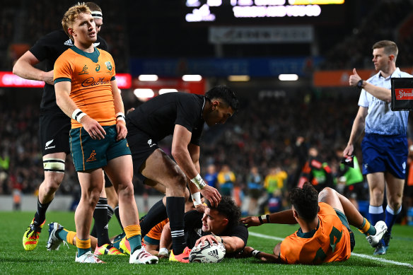 Bledisloe Cup 2021 LIVE updates Wallabies vs All Blacks at Eden