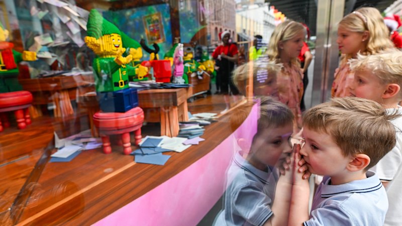 Myer calls in the Lego Masters to build this year’s Christmas windows