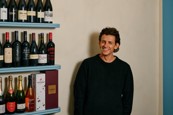 Owner and wine buff Baxter Pickard has assembled a 300-bottle wine list.