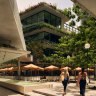 The entrance to the five-storey wellness complex.