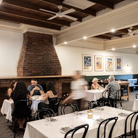 The Grandview Hotel’s bistro is now home to Lebanese restaurant Sama.