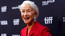 Helen Mirren arrives on the red carpet to promote the film “A Talent for Murder” at the Toronto International Film Festival, in Toronto, Sept. 14, 2026.