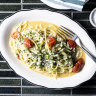 Chilli crab linguine.