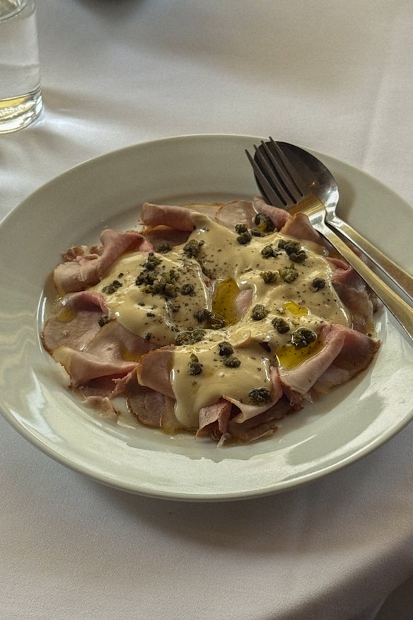Bar Carnation’s take on vitello tonnato.