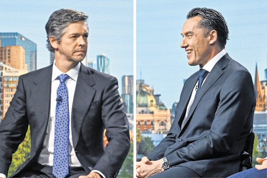 Nick Reece (left) and Anthony Koutoufides.