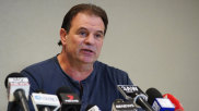 CFMMEU Secretary John Setka speaks to the media on Wednesday.