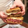 The Reuben sandwich at Ruben’s Deli, Armadale.