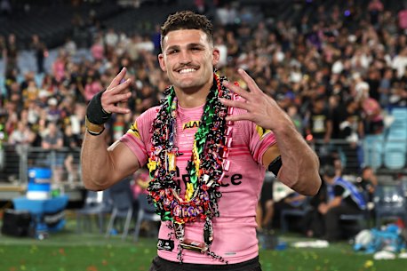 Nathan Cleary is pushing to be fit for round one in Las Vegas.