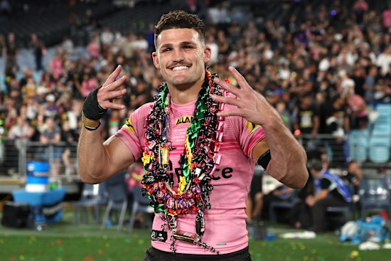 Nathan Cleary is pushing to be fit for round one in Las Vegas.