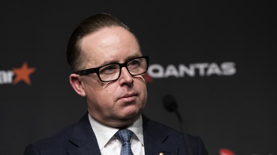 Outgoing Qantas CEO Alan Joyce.