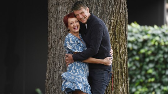 Dr Niki Vincent and Chuck Smeeton: “I’m pretty tough and not needy in the slightest, so it’s lovely that Chuck wants to take care of me.”