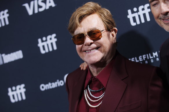 Elton John lost sight in his right eye following a severe eye infection.