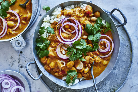 Butter bean curry.