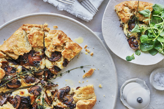 Julia Busuttil Nishimura’s mushroom, comte and mascarpone galette.