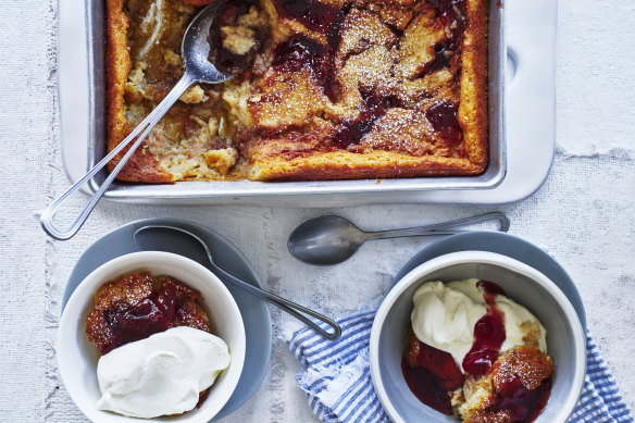 Adam Liaw’s breadcrumb pudding