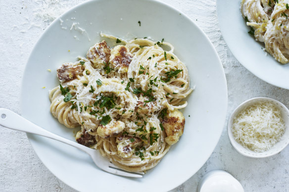 Adam Liaw’s cauliflower and ricotta spaghetti