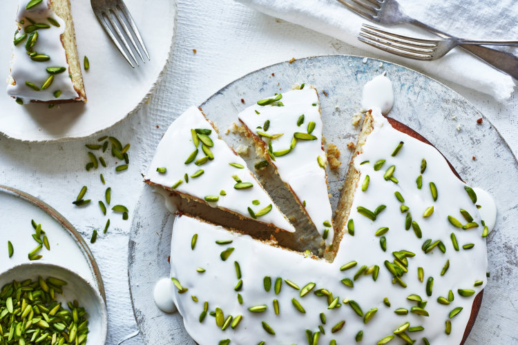 Julia Busuttil Nishimura’s vanilla and ricotta cake.