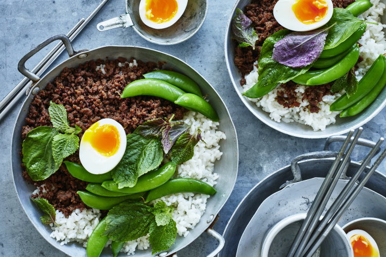 Beef soboro don.