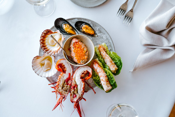 The seafood platter at Stokehouse.