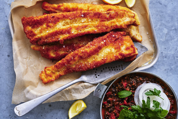 Roasting tomatoes intensifies the flavour, which pairs perfectly with the black barley.