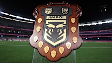 The State of Origin shield at the MCG.