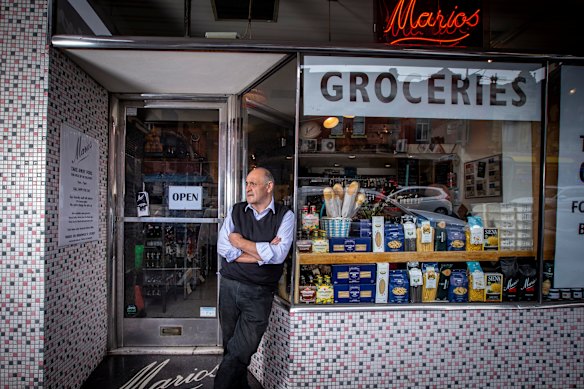 Marios owner Mario De Pasquale 