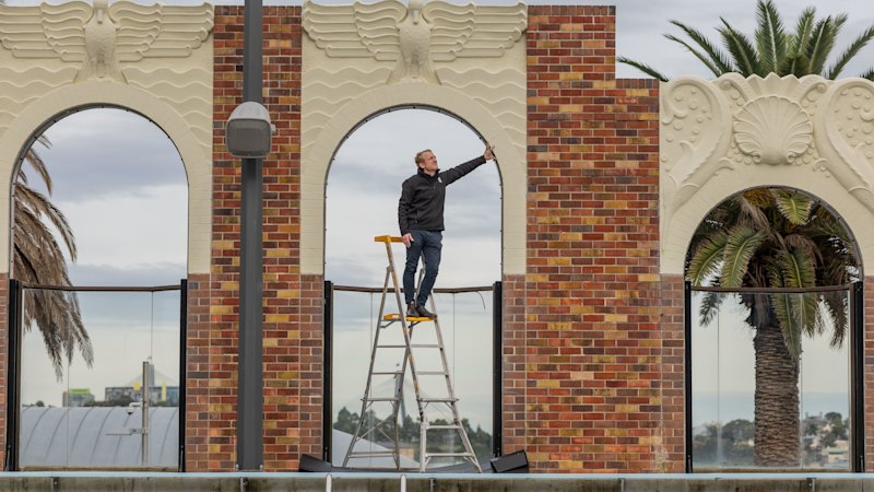 North Sydney pool heritage wall undergoing restoration ahead of August reopening