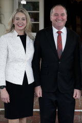 Barnaby Joyce is encouraging Bridget McKenzie to run for the Nationals in Indi.