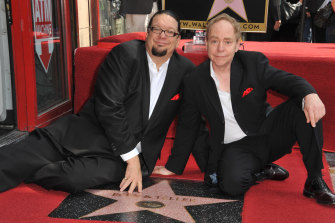 Penn & Teller got their star on the Hollywood Walk of Fame in 2013.
