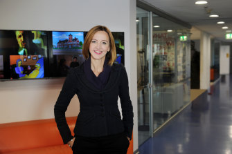SBS’ new television boss Kathryn Fink.