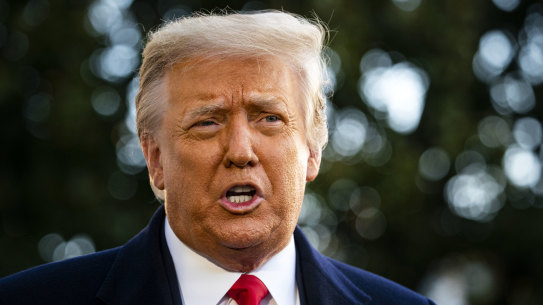 Former US president Donald Trump.