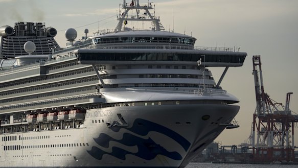 About 3700 people are on board the ship, which usually has a crew of 1100 and a passenger capacity of 2670.