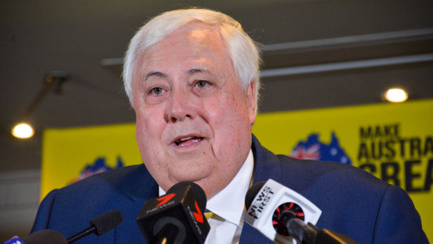 Clive Palmer appears to have missed out on a Senate spot despite a big-spending campaign.