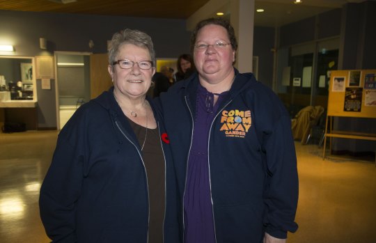 Residents Beulah Cooper and Diane Davis.