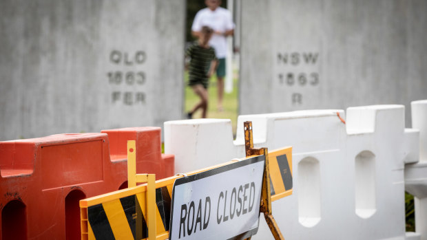 Queensland's border remains closed to NSW and Victoria. 