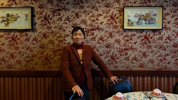 Betty Wu in her Chinese restaurant in West Wyalong.
